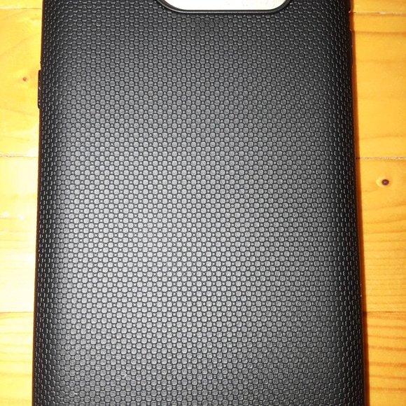 Black Textured Samsung Galaxy S7 Protective Hybrid Phone Case - Picture 3 of 5
